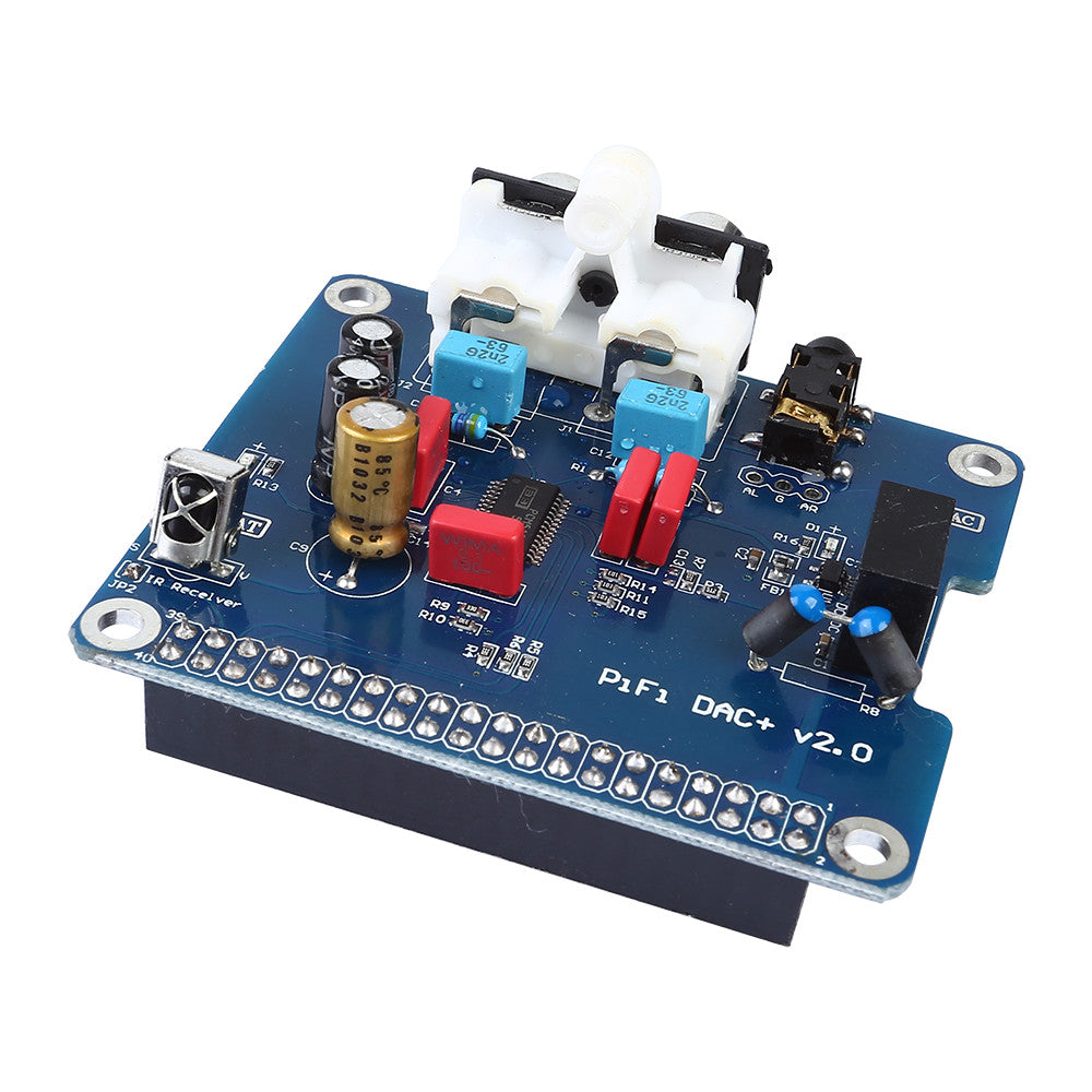 [Discontinued] Hi-Fi DAC Audio Sound Card Module I2S LED interface for Raspberry Pi 3 Pi 2 B+