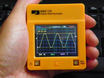 [Discontinued] DSO112 Mini Digital Touch Screen Handheld Pocket Digital Oscilloscope + Probe