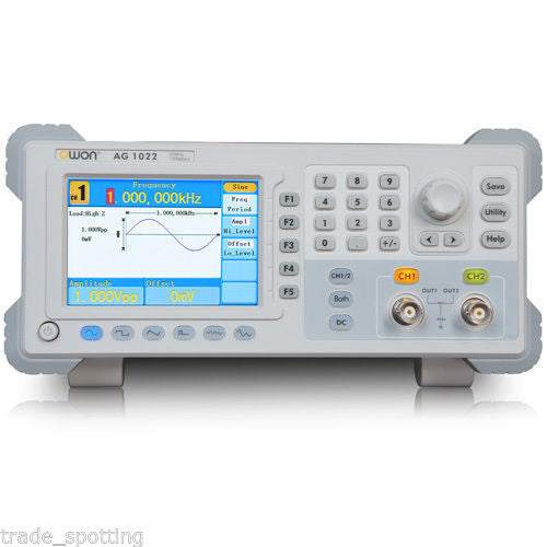 [Discontinued] OWON AG1022 DDS Arbitrary Waveform Generator 125Msa/S 14bits 25Mhz 2chs UK