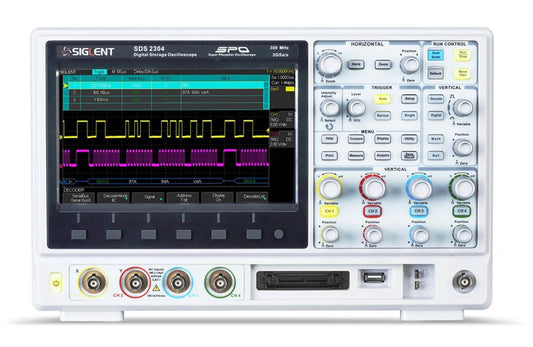 [Discontinued] Siglent SDS2074 70MHz Digital Oscilloscope 4 Channel 2GS/s 28Mpts USB 8" TFT LCD